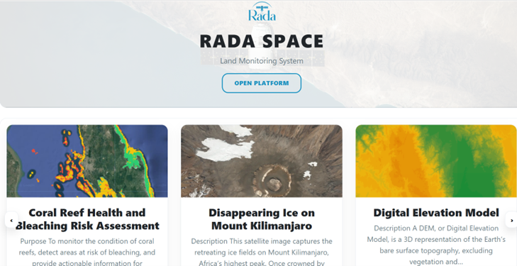 Rada Land Monitoring Platform