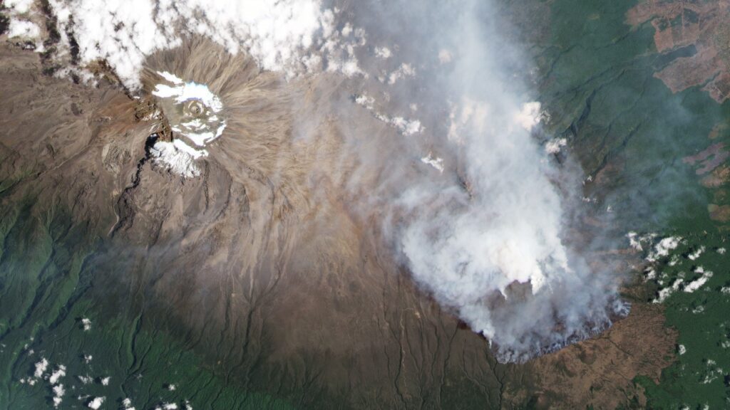 slopes of Mount Kilimanjaro